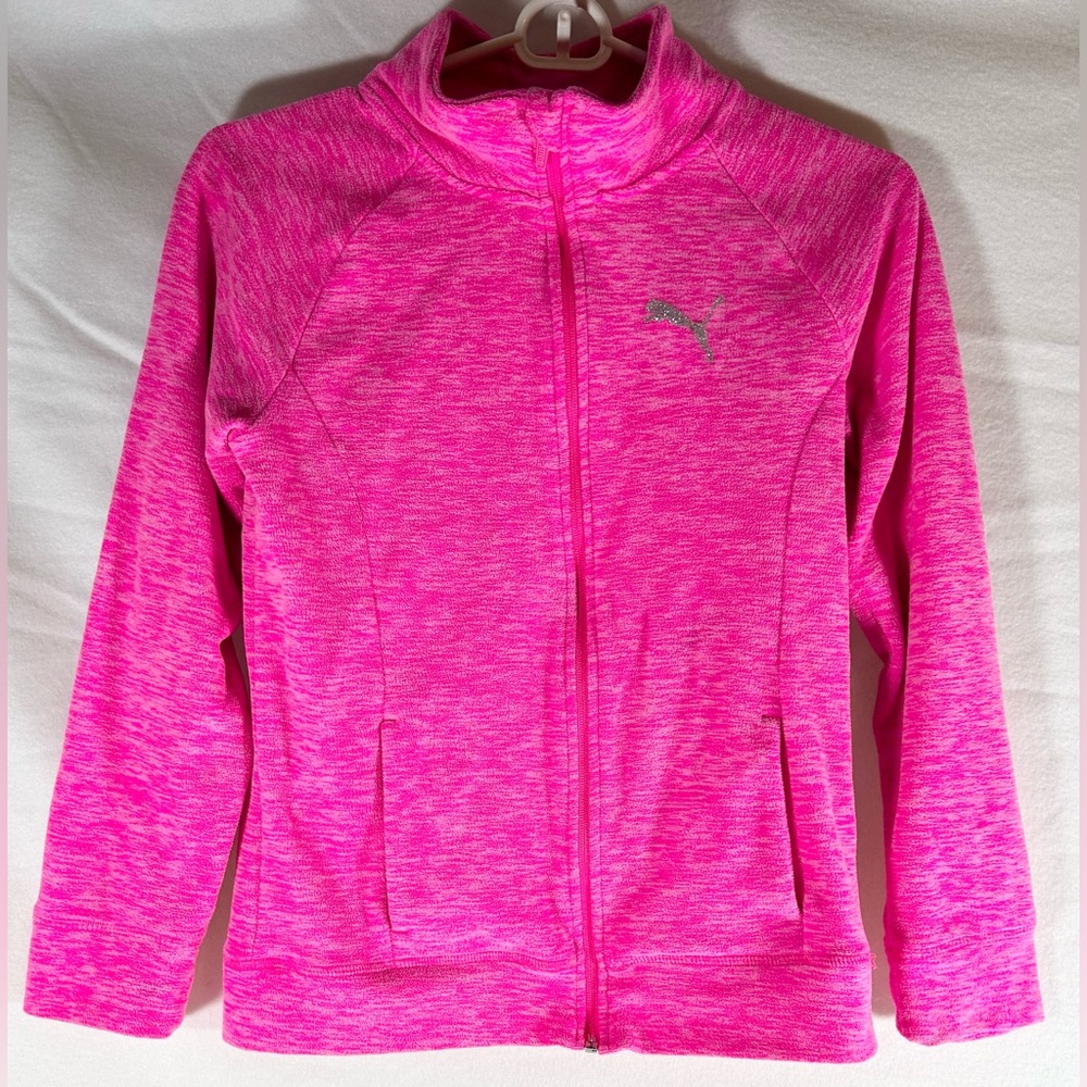 Girls pink PUMA jacket